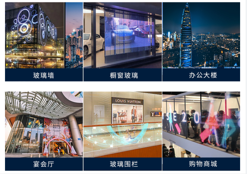 透明屏應(yīng)用領(lǐng)域